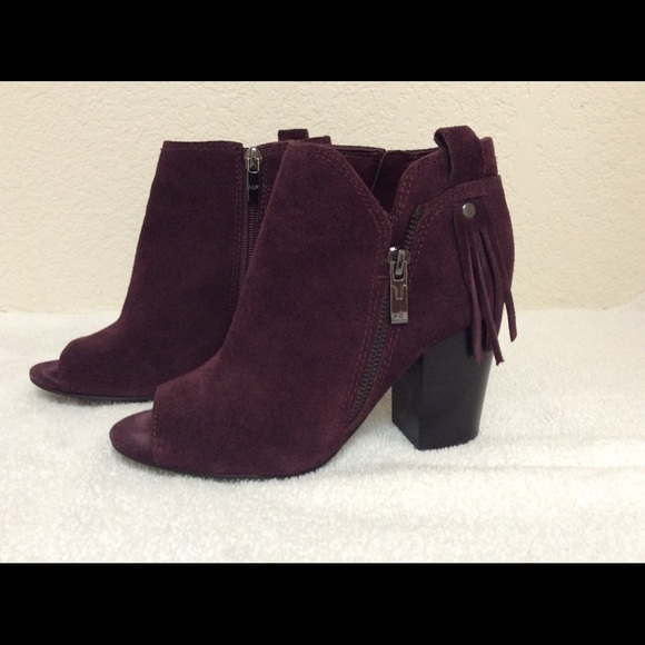Marc Fisher Shoes - Marc Fisher Suede Peep Toe Booties